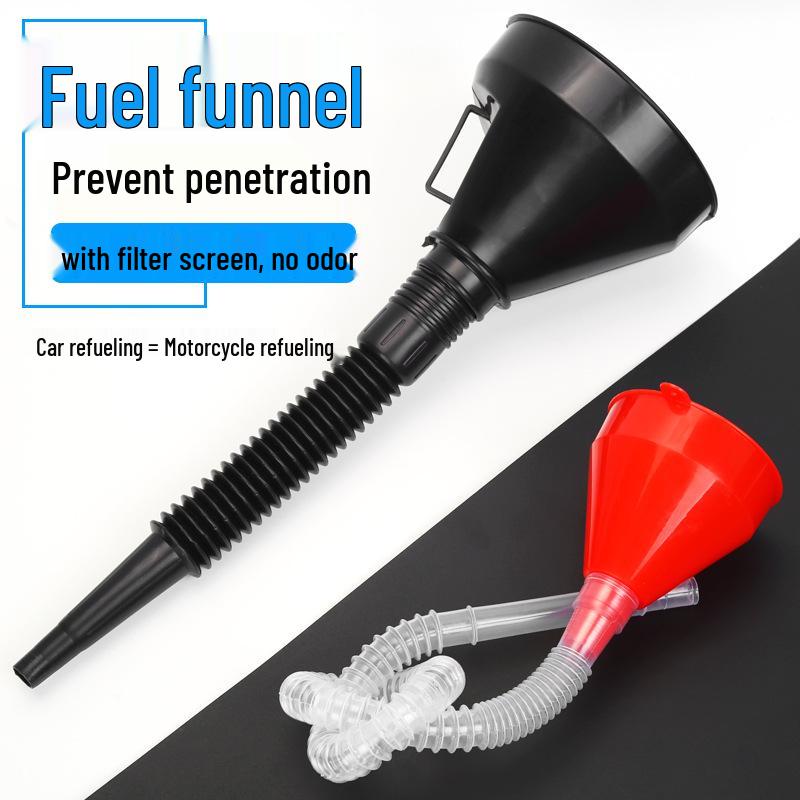 Большая пластиковая воронка для топлива, моторного масла, бытового использования и вина, подходит для автомобилей и мотоциклов