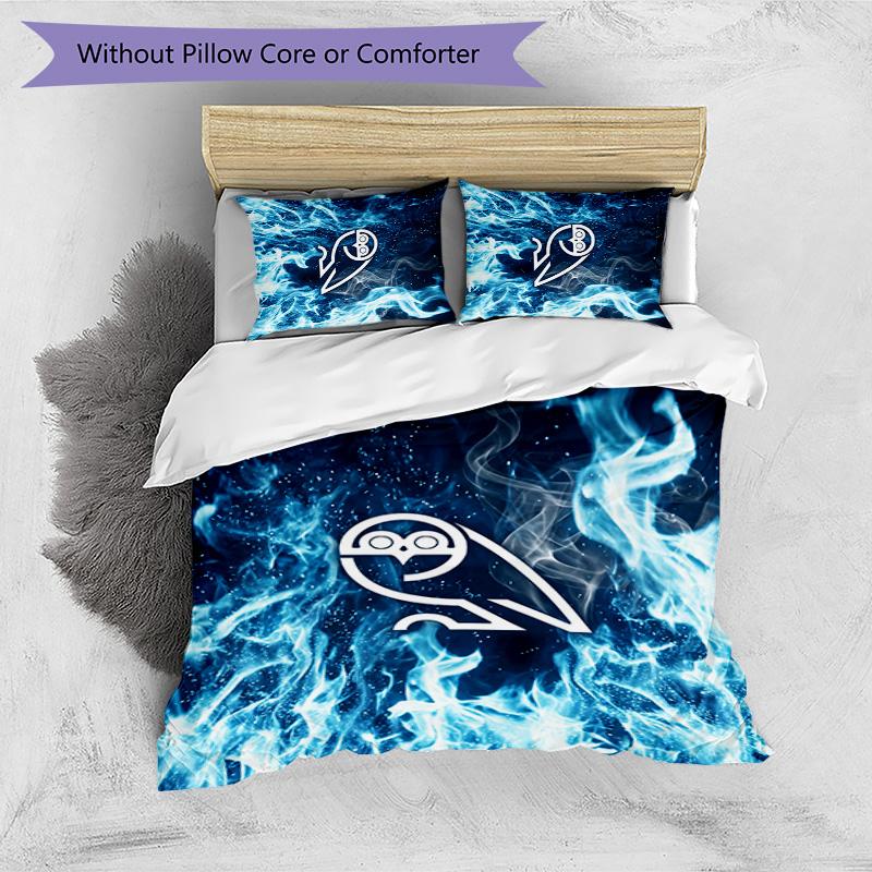 Sheffield Wednesday Football Printed 3 Pieces Bedding Set, Comfortable Skin Friendly Bedroom Duvet Cover Set