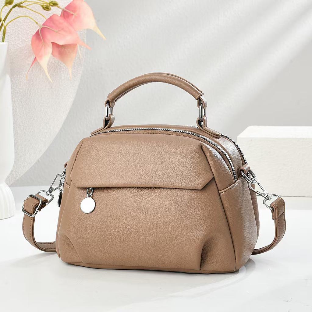 Новая высококачественная простая сумка с отделкой Macaron, многослойная сумка через плечо, трендовая женская сумка через плечо