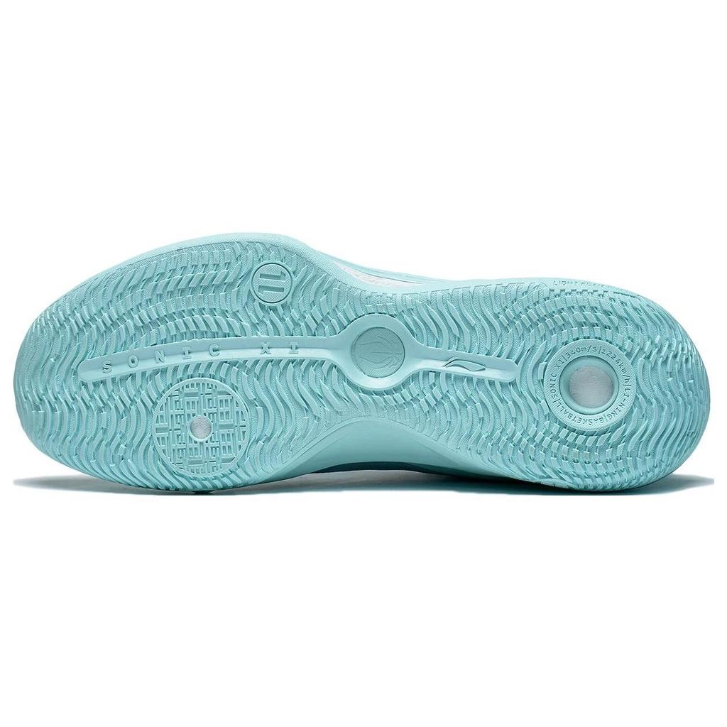 Баскетбольные кроссовки Li Ning Sonic 11 V2 Shock Absorbing Non-Slip Low-Top мужские кроссовки Island-Blue ABAT045-3