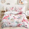 Bed Three-Piece Set Flamingo Series Quilt Cover Digital Printing Kit Two-Piece Set