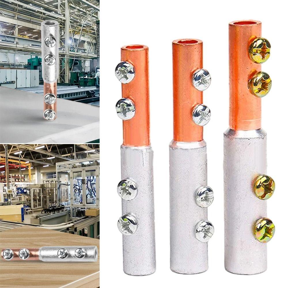 1Pcs Splice Sleeve Copper-aluminum Transition Tube Docking Terminal Cable Connector