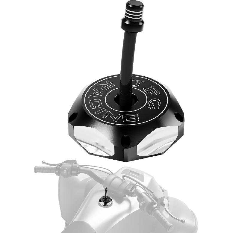 JFG RACING ATV Gas Cap,CNC Fuel Tank Billet Cover for YFZ 450,YFZ450R,Banshee 350 200,Raptor 660 350 250 125,Warrior 350 450,Kodiak 400,Grizzly 660