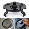 3 Jaws Adjustable Car Fuel Tank Lid Wrench Tool Fuel Pump Sender Collar Oil Cover Pump Cap Spanner Removal Tool 100-170MM