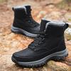 Cotton Shoes Couple Shoes Winter Snow Boots Men's Hiking Shoes Piled Thickened Warm Northeast Large Size Cotton Boots High Top Warm