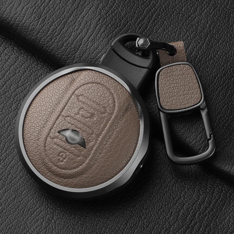 Metal and Leather Car Key Case Cover For Bmw Mini COOPERS ONE JCW CLUBMAN Countryman R55 R56 R57 R58 F56 F55 F54 F57 F60 R59 R60