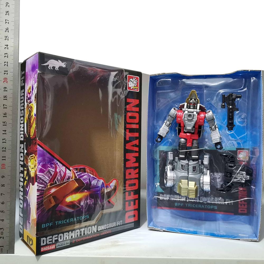 Игрушки-трансформеры Динозавры Dinoking Комбинация Деформация Grimlock Swoop Sludge Slag Snarl Модель Робот В НАЛИЧИИ BPF 5-в-1 G1 Игра Развлекательные Безопасные