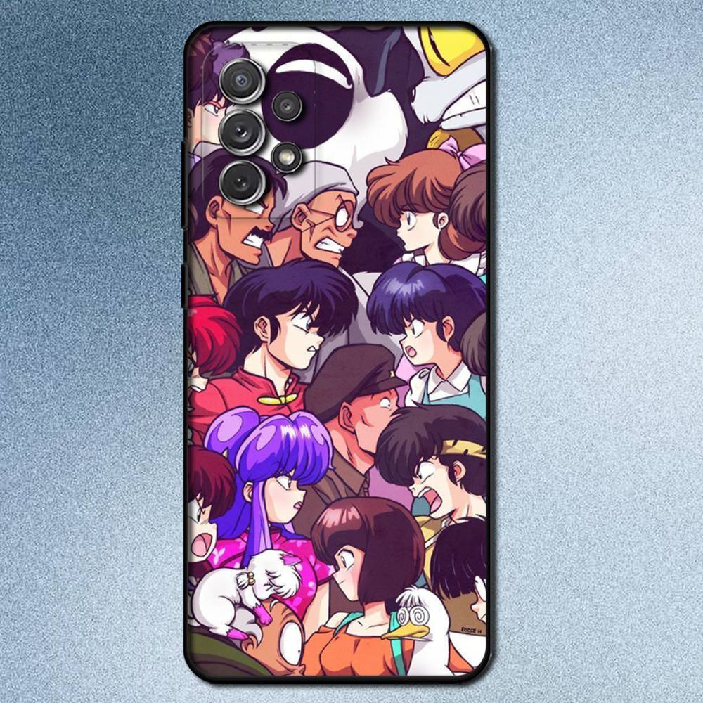 Чехол для телефона Ranma 1 2 для Samsung S25, S24, S21, S22, S23, S30, Ultra, S20, Plus, Fe, Lite, Note, 10, 9, 5G Черный чехол
