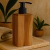 Teak Wood Soap Dispenser Square