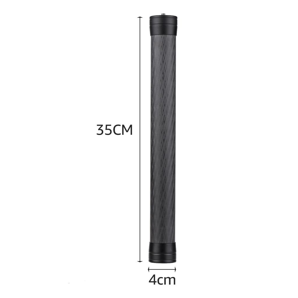 Stabilizer Extension Rod Carbon Fiber Bar Universal Handheld Photography Pole with 1 4 Inch Screw and Screw Hole for