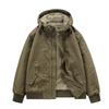 Men's Cotton Coat Hooded Cashmere Tooling Cotton Coat Cashmere Jacket Coat
