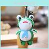 Frog Cute Little Keychain Cartoon Kids Backpack Hanging Ornament Birthday Gift