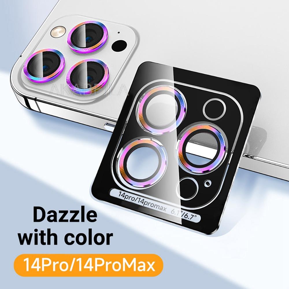 Металлическое кольцо Защита объектива камеры Для iPhone 17 11 16 15 Pro Max 13 14 Plus 12 Mini Air 16promax 17promax Защитное стекло для объектива камеры