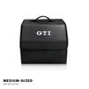 CGLWZ1 Car Trunk Storage Box Leather Sundries Organizer Travel Bag For VW R Line GTI Polo Golf Passat CC Tiguan Arteon Touareg Scirocco
