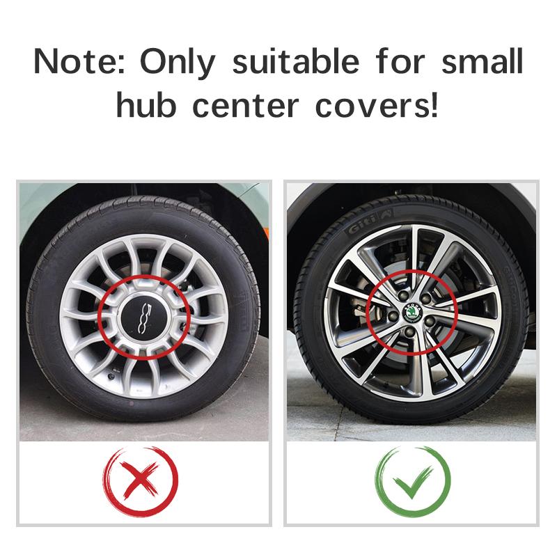 RUDX8 4Pcs 56mm Car Wheel Center Hub Caps Badge Sticker Decals Accessories For skoda 3 2 VRS Vision Kodiaq Favorit Rapid Octavia A5 A7