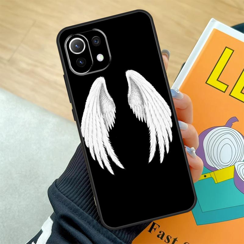 Крылья Ангел Дьявол Чехол Для Xiaomi 15 Ultra 13 14 11T 12T 13T 14T Pro POCO X7 Pro X3 X5 X6 F5 F6 F7 Pro Чехол