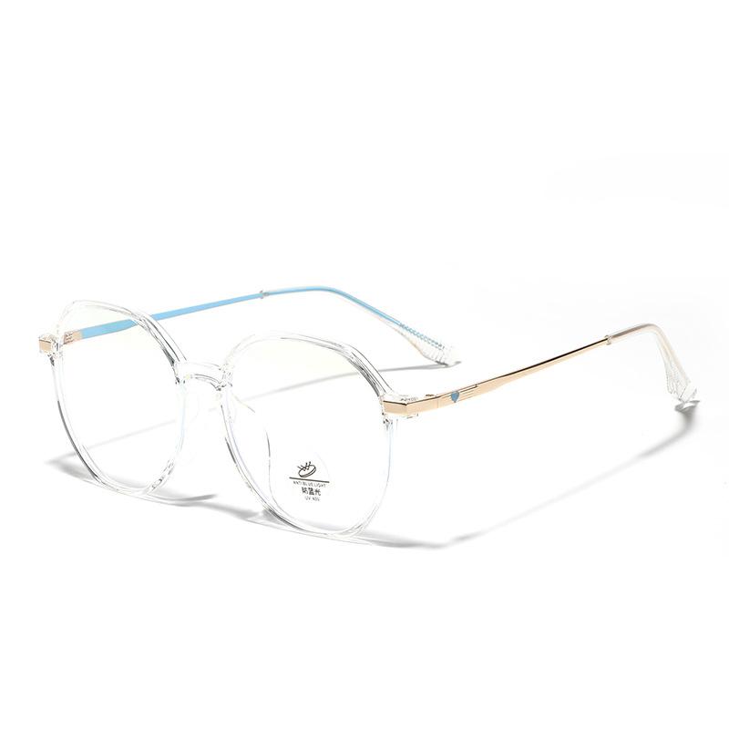Очки Polygon Large Frame Flat Glasses Ladies Sweet Frames Flat Glasses Men