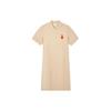 New MLB Short Sleeved Dresses Women's Khaki 3FOPH0143-43BGL