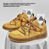 Горячая Распродажа Желтые мужские кроссовки для скейтборда 2024 Модные кроссовки на платформе для мужчин Дышащая нескользящая уличная повседневная спортивная обувь для мужчин