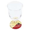 Kasyou Studio Kasho Kobo Kasho Makie Glass Стакан для холодного сакэ Red Fuji Gold в роскошном стакане для сакэ Kaga Makie Ochoco с праздничным подарком