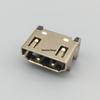 Позолоченный HDMI 19-контактный SMD-разъем, гнездо