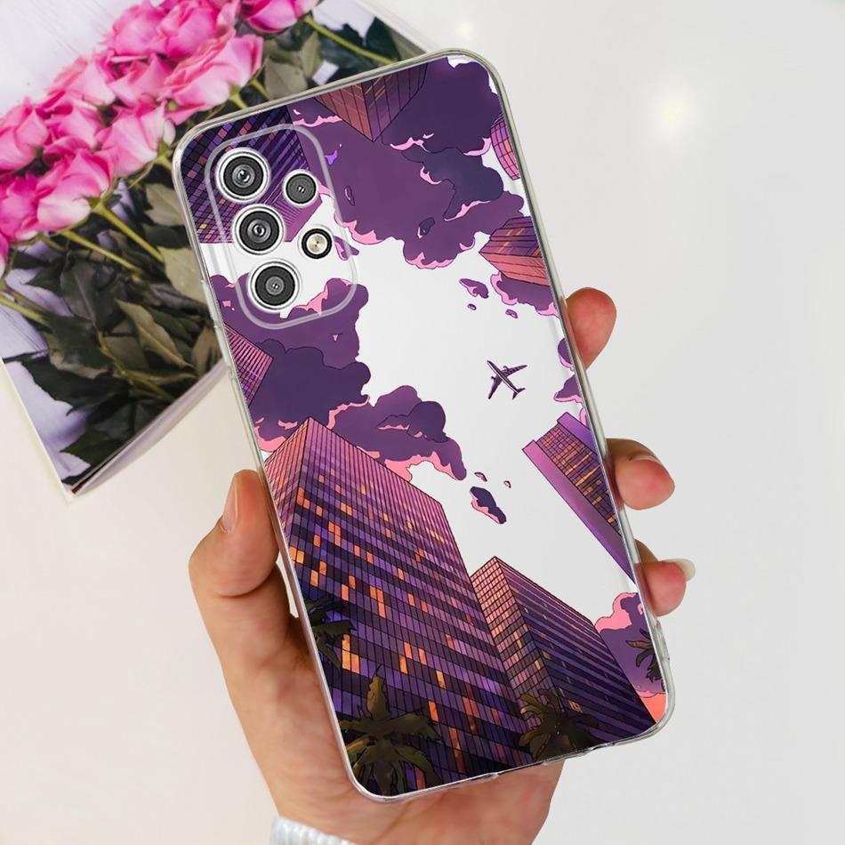 Чехол для телефона Samsung Galaxy A23 5G SamsungA23 A 23 4G 5G SM-A235F SM-A236B Модный Крутой Рисунок Мягкий Силиконовый ТПУ Чехлы