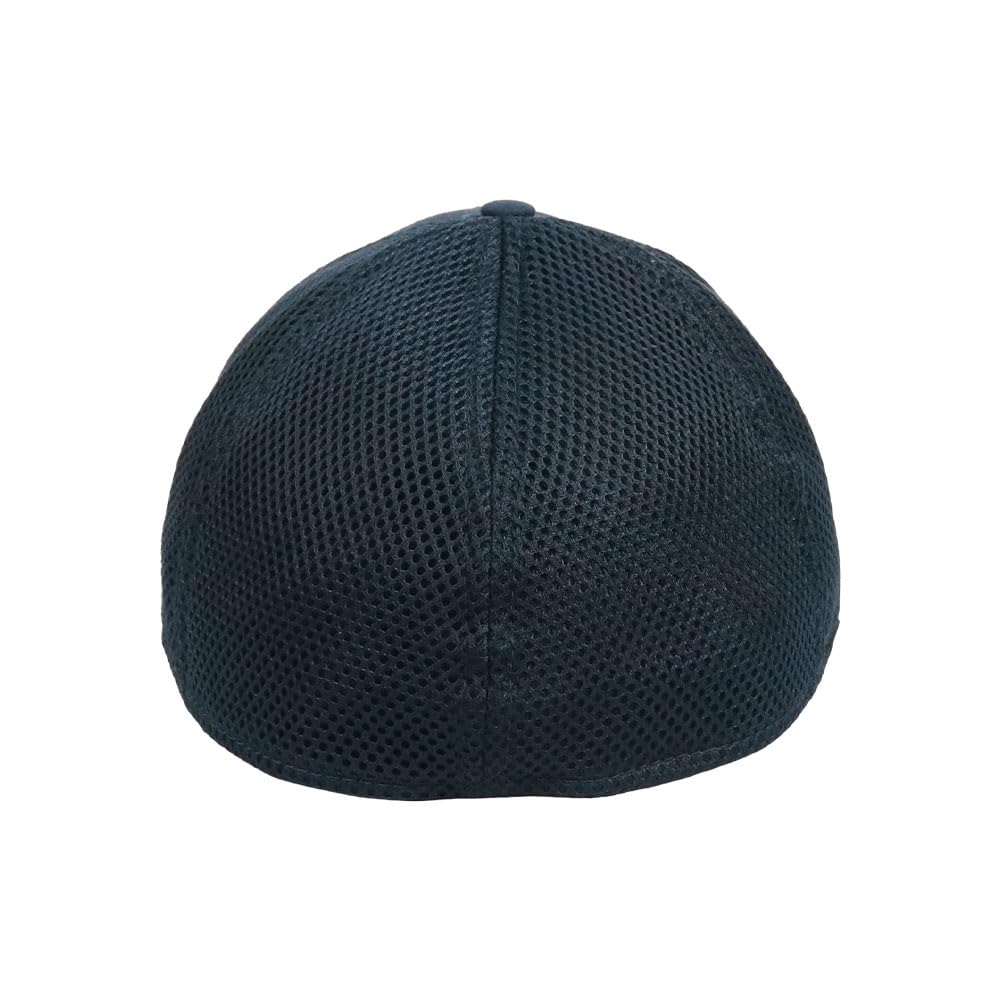 Кепка NEW ERA Mesh NewEra NE1020 Обычная бейсболка Бейсболка 39THIRTY Эластичная резиновая 6-панельная кепка Trucker Deep Navy Темно-синяя мужская женская M/L