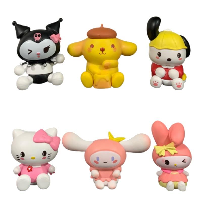Милый набор фигурок-кукол Sanrio My Melody для домашнего декора и украшения торта