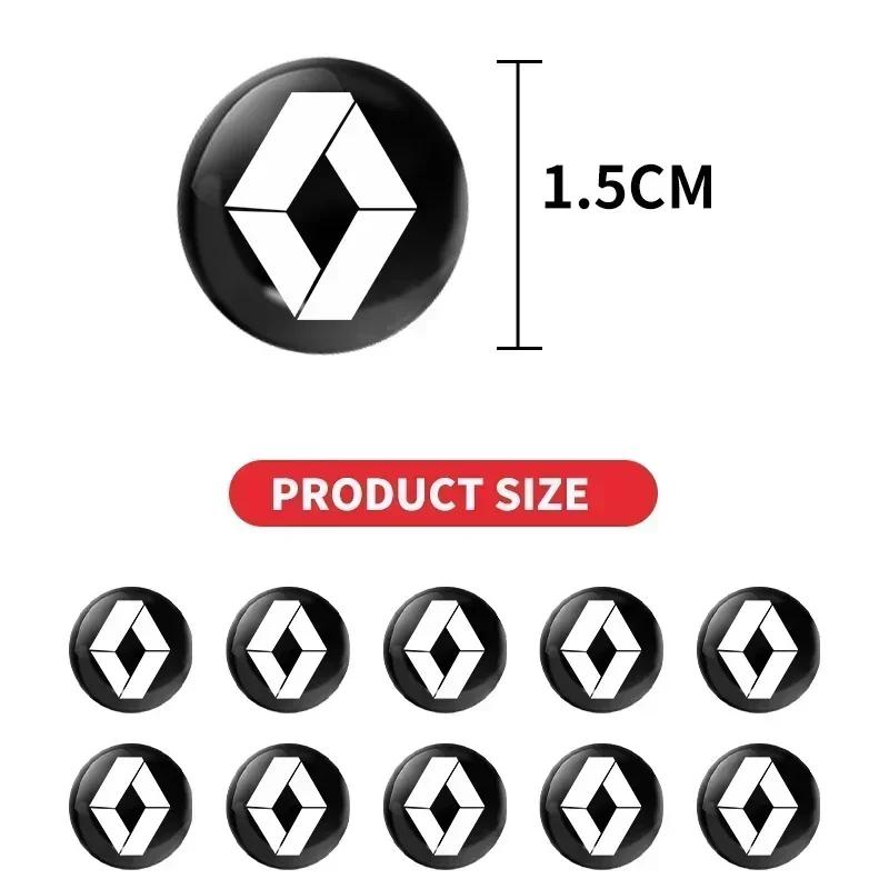 2/5/10Pcs Car Door Keyhole Sticker Key Hole Lock Protection Anti-blocking Dustproof Stickers for Renault Sport Duster Megane 2 3 R555