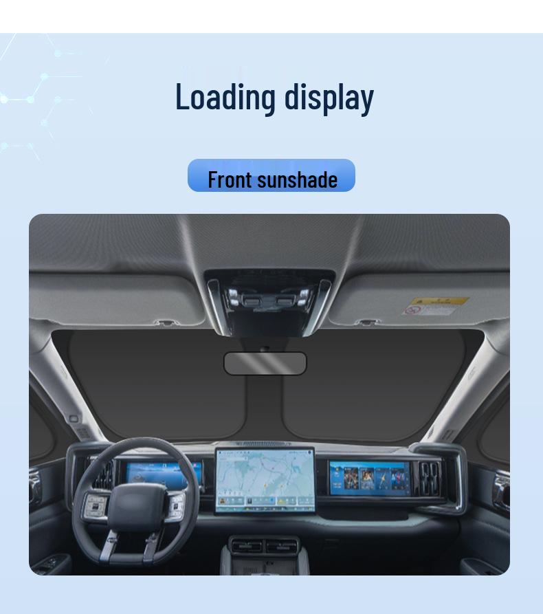 Солнцезащитный козырек для BYD Leopard 25 Titanium 7 - Теплоизоляция и защита от посторонних глаз для автомобильных окон, тент для кемпинга