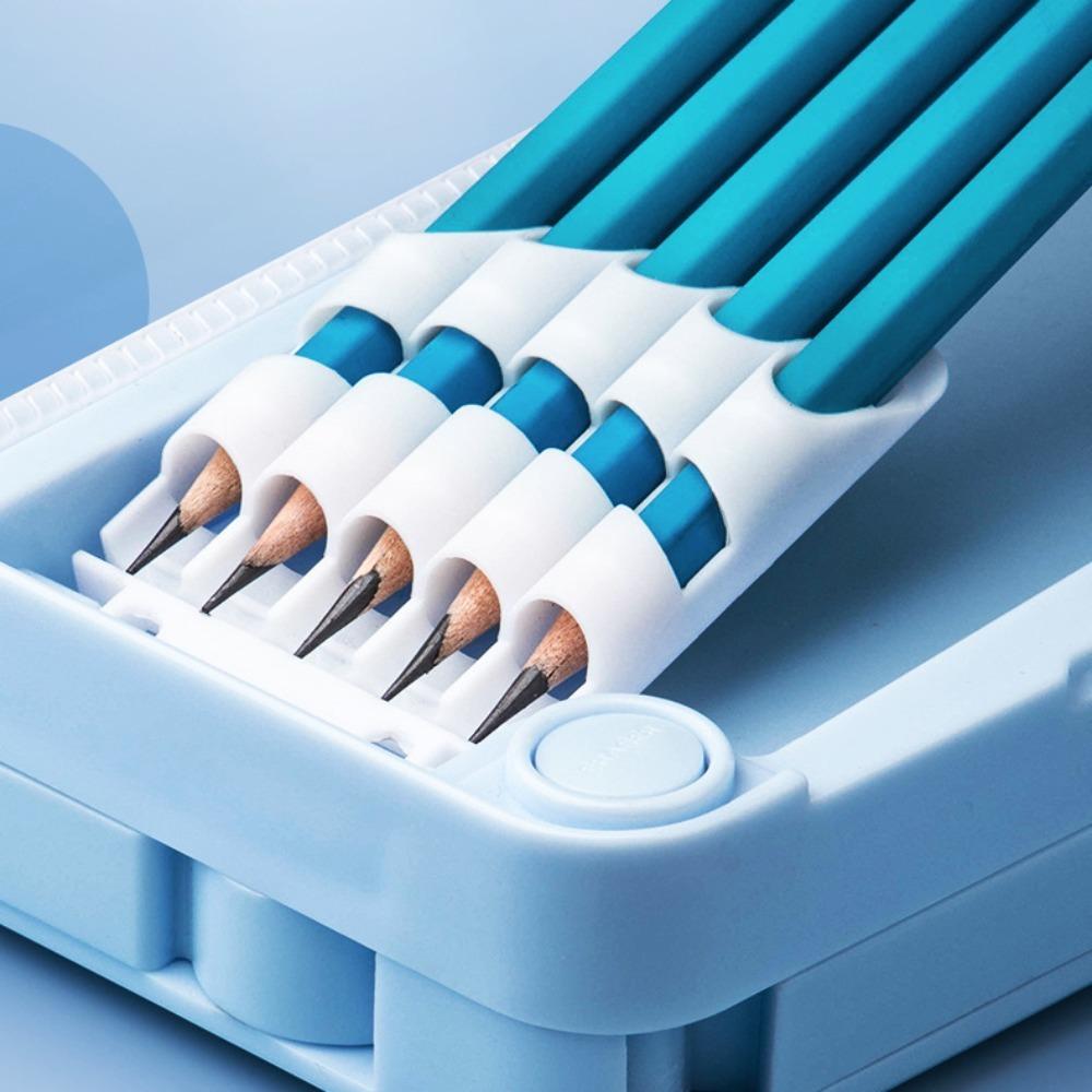 Multi-Functional Pencil Box Double Layer Automatic Stationery Storage Box Students Gift