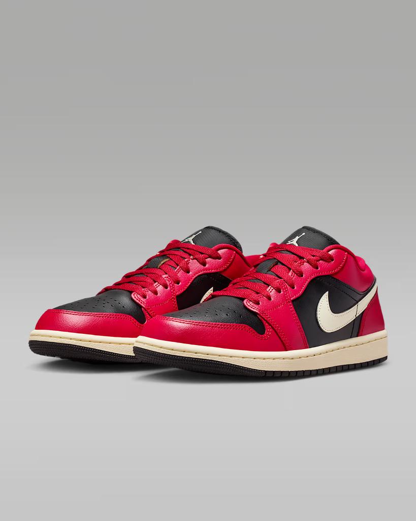 DC0774-605 Air Jordan 1 Low Мистический гибискус Черное кокосовое молоко (Женский)
