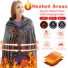 USB Heated Blanket 3 Heating Level Adjustable Heated Shawl Throw Blanket Coral Velvet Fast Heating Leg Blanket for Home & Office