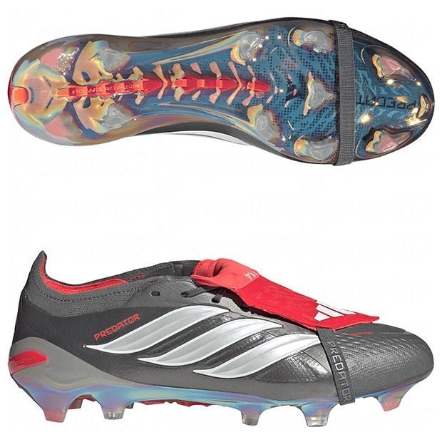 JS0379 adidas Predator Elite FT FG Железный металлик Облачный белый Ярко-красный (Мужской)