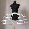 Bird Cage Hoop Skirt Bilateral Petticoats Lolita Crinoline Underskirt Girls Elastic Waist