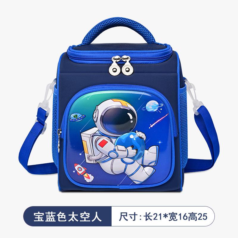 Children's Cartoon Insulated Lunch Bag Portable Kids Handbag Style Breathable Beach Picnic Meal Bag for Primary School Students