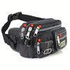 Stylish Multi-layer Zipper Fanny Pack, Canvas Retro Basic Chest Bag Messenger Bag