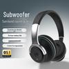 Игровые накладные Bluetooth-наушники с стереобасами и подсветкой, эксклюзивная модель