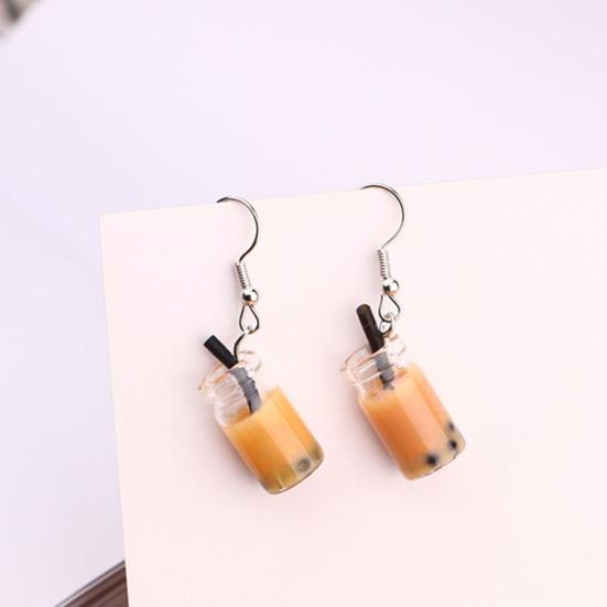 Шикарные серьги с подвесками, забавный стеклянный подарок