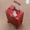 Red Wedding Suitcase with Combination Lock – Dowry Trolley Case Trunk, Free Shipping Included