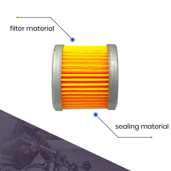 Масляный фильтр мотоцикла для Suzuki GN125, замена масляного фильтра двигателя мотоцикла, идеально подходит для запчастей для мотоциклов, аксессуары