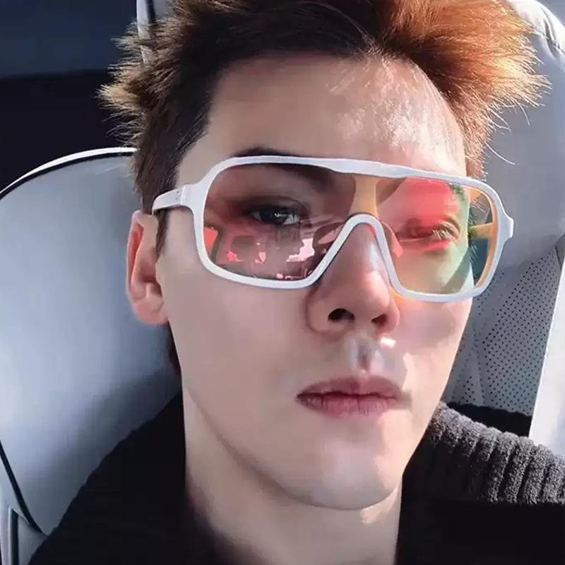 Солнцезащитные очки большого размера для мужчин, винтажный стиль, для велоспорта, для улицы, женские солнцезащитные очки, ветрозащитные, стильные солнцезащитные очки для женщин