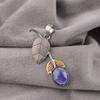 Natural Sodalite Gemstone Pendant 925 Stamped Silver Handcrafted Jewelry For Her PP-55-36