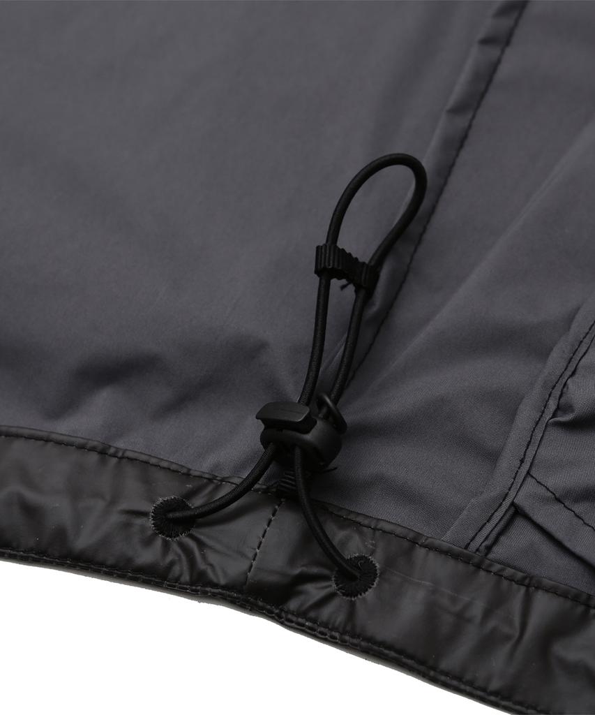 HAVEOFFDUTY Lightweight Convertible Windbreaker (Bk/Gr)