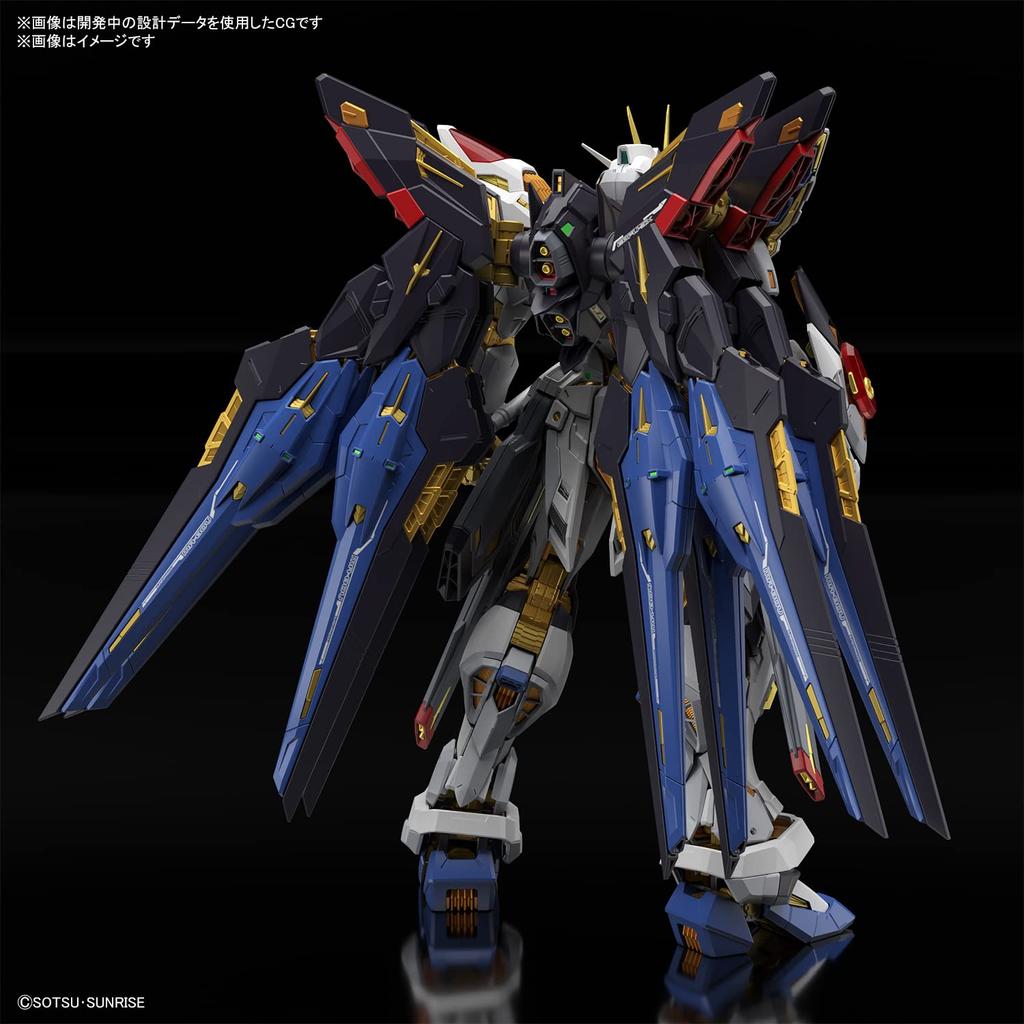 BANDAI SPIRITS MGEX Мобильный доспех Гандам СИД ДЕСТИНИ Срайк Фридом Гандам Масштабная пластиковая модель 1/100 Предварительно окрашенный