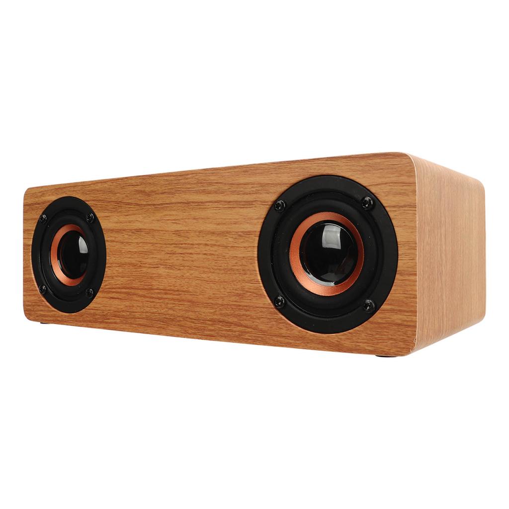 Деревянный Bluetooth-динамик-будильник с FM-радио, беспроводное зарядное устройство для телефона, будильник с Bluetooth