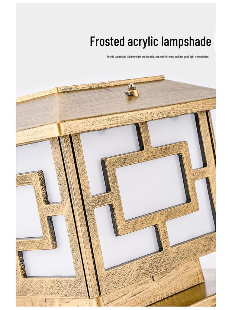 Водонепроницаемые уличные фонари для ворот и столбов для вилл, парков и жилых комплексов