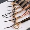 Keys Holder Lanyard Woolen Braid Phone Lanyard Mobile Phone Straps Neck Strap Keychain Lanyard