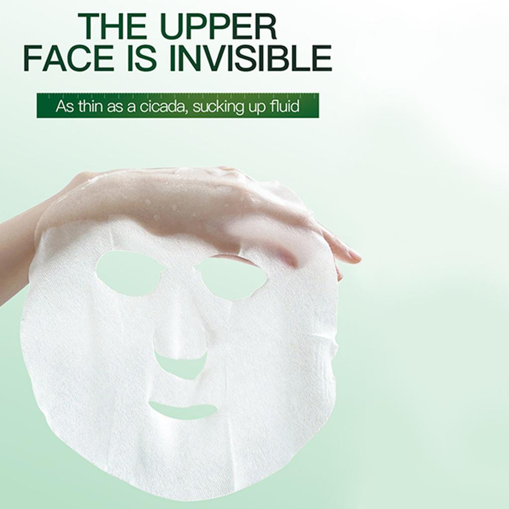 Moisturizing Mask Set With Cucumber & Aloe, Plant Whitening Mask Moisturizing And Soothing Redness Reduction Mask (25ML*8PCS)