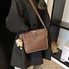 Simple Texture Commuter Shoulder Bag Women's 2025 Autumn and Winter New Large-capacity Tote Bag Retro Small Square Bag